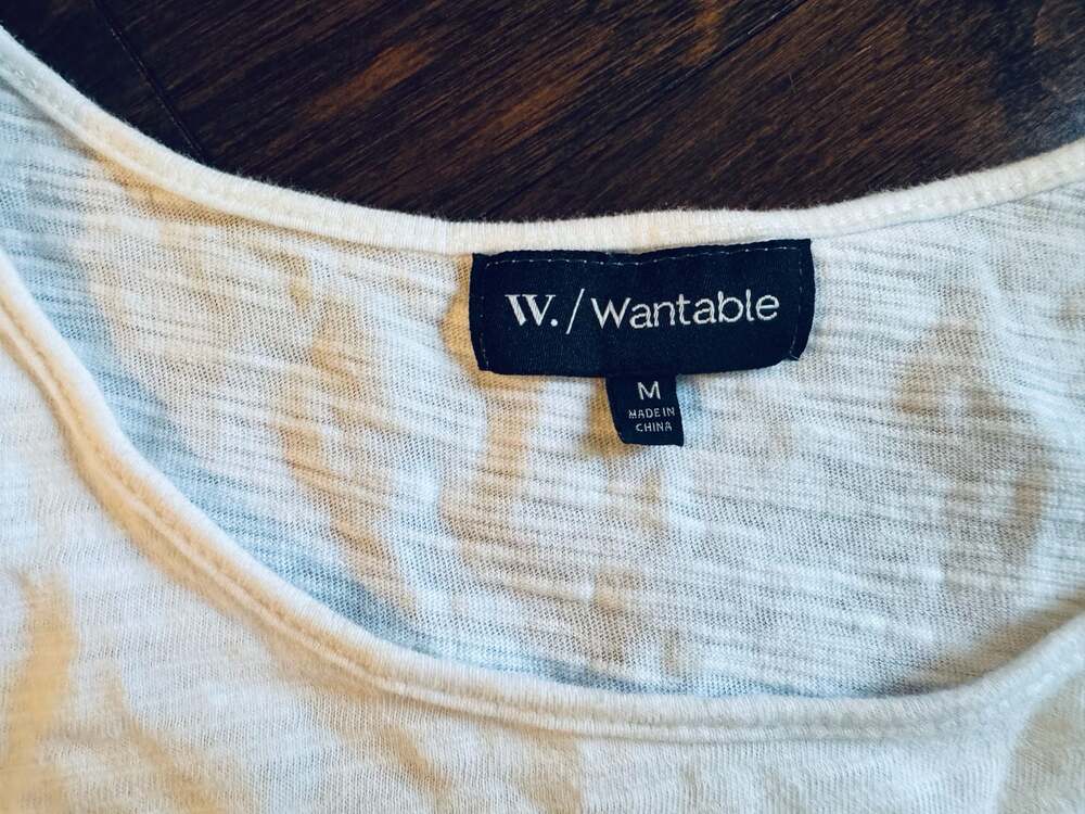 W. by Wantable Women's Sleeveless White Tiered Fringe Tank Top - Picture 3 of 7